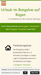 Mobile Screenshot of ferienbungalow-ruegen.de